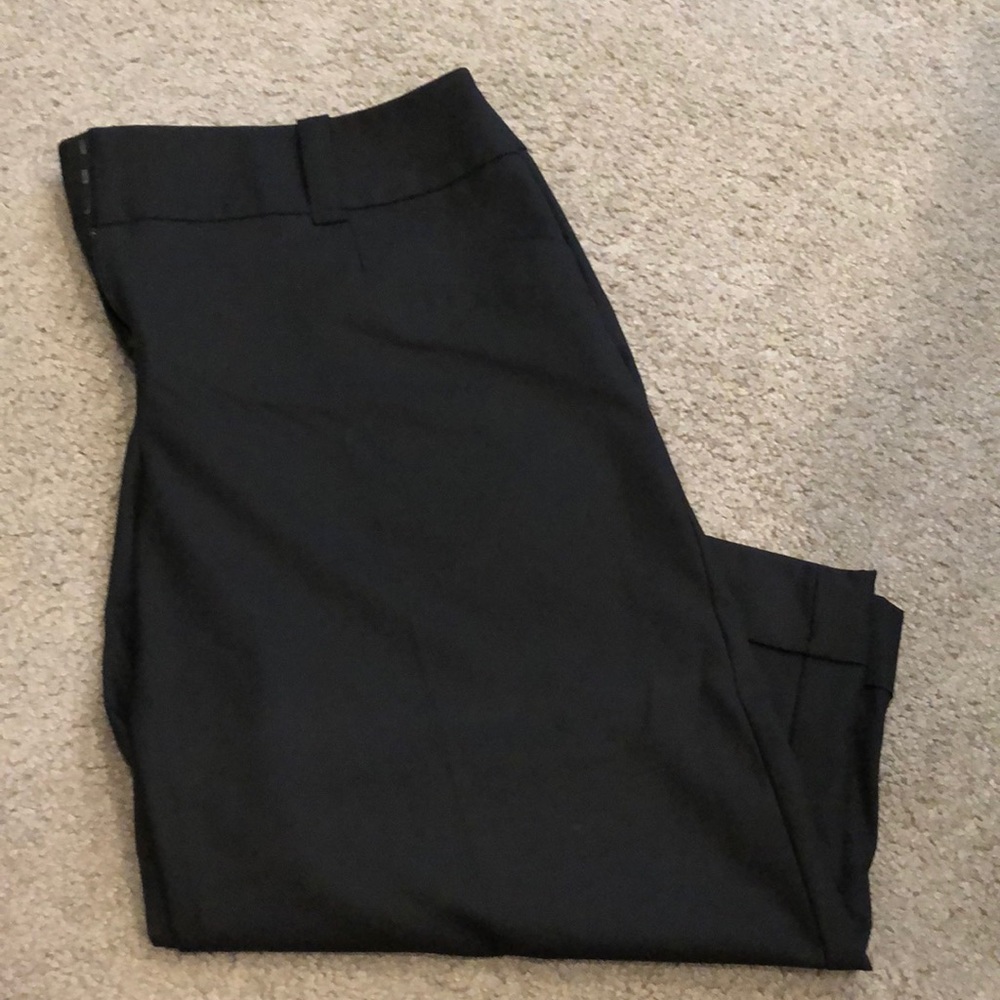 Cropped Black Dress Pants